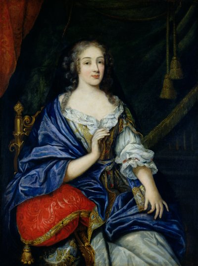 Porträt von Francoise-Louise de la Baume le Blanc (1644-1710) Herzogin von Vaujour, genannt Mademoiselle de la Valliere von Jean Nocret